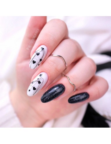 SEMILAC 394 LAKIER H SPARKLING MIDNIGHT DATE 7ML.