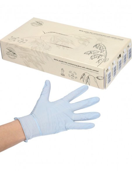 Zarys Rękawice Nitrylowe Rozmiar S 100 Szt. Wyciąg z Owsa