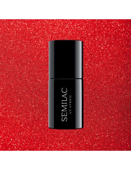 SEMILAC 346 CHIC RED GLITER 7ML