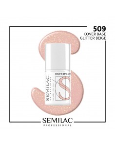 SEMILAC PROFESSIONAL BAZA 509 GLITTER BEIGE 11ML