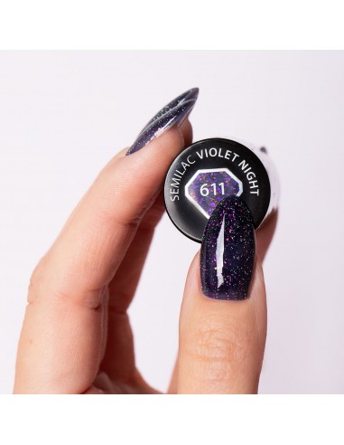 Semilac 611 Violet Night 7 ml.