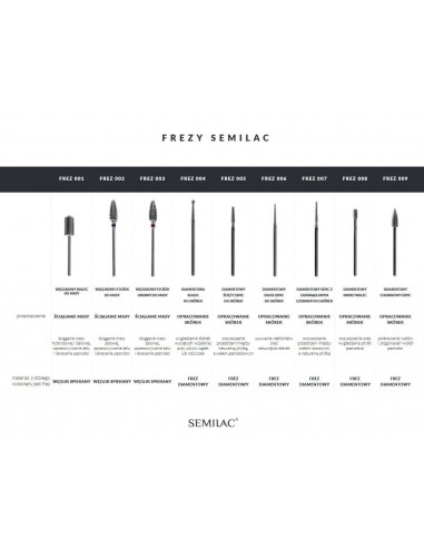 SEMILAC 002 FREZ WĘGLIKOWY STOŻEK