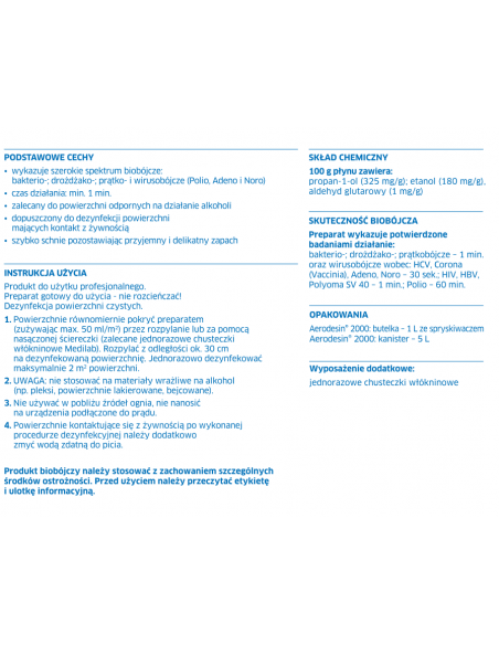 MEDILAB AERODESIN 2000 1L