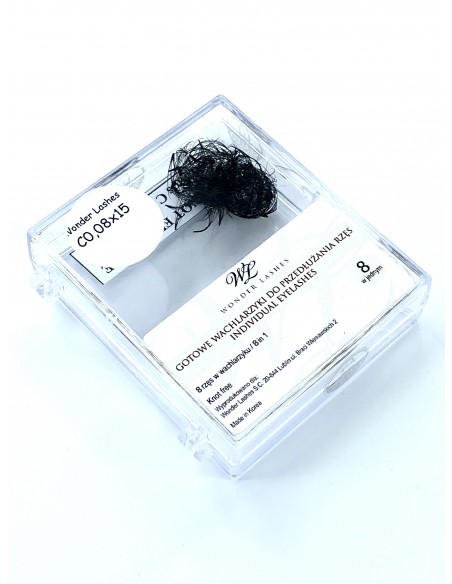 WONDER L. WACHLARZYKI RZĘSY 8D C 0,08 DŁ.15