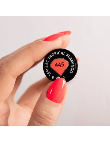 Semilac 445 Tropical Flamingo 7 ml.