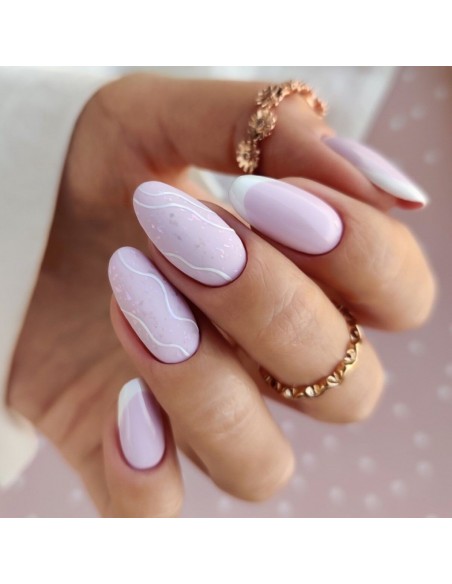 Semilac Top T27 No Wipe Matte Violet Galaxy 7 ml.