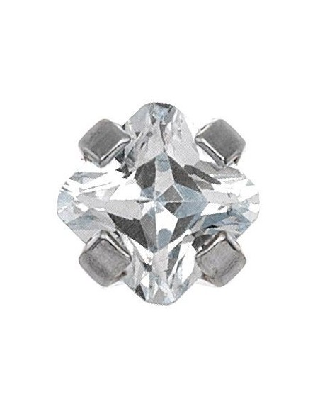 STUDEX 7522-0400 CUBIC ZIRCONIA PRINCESS CUT