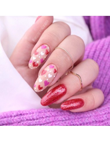 SEMILAC 392 LAKIER HYBRYDOWY RED HEARTBREAKER 7ML.