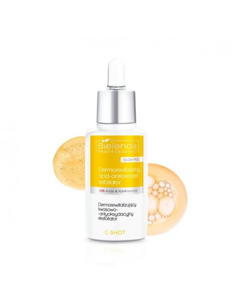 Bielenda C-Shot Dermorewitalizujący Kwasowo-Antyoksydacyjny Eksfoliator 10% 30 ml.