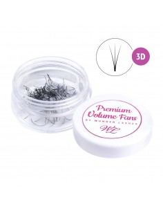 Wonder Lashes Premium Volume Fans 3D Słoik C 0,07 Długość 13
