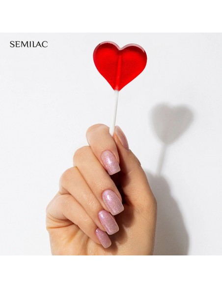 SEMILAC 390 LAKIER HYBRYDOWY SPARK OF LOVE 7 ML