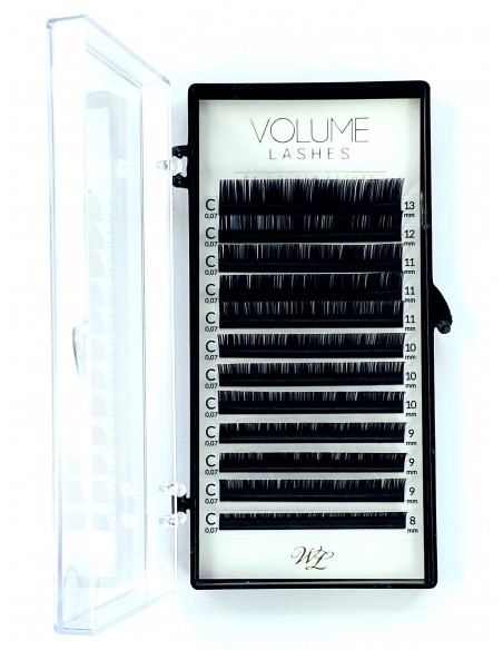 WONDER LASHES RZĘSY VOLUME C 0,07 MIX 8-13