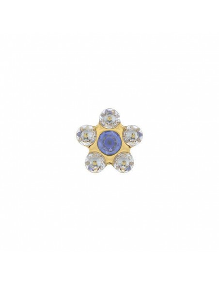 STUDEX 7511-6049 STOKROTKA SZAFIR BRYLANTY ZŁOTA