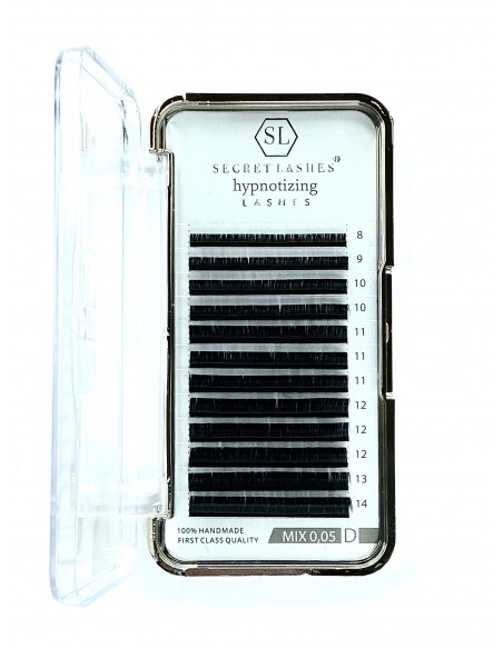 SECRET L.RZĘSY HYPNOTIZING D 0,05 MIX ROZMIARÓW 7-14
