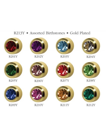 Studex Komplet Kolczyków Mini Oprawa Złota 12 Par