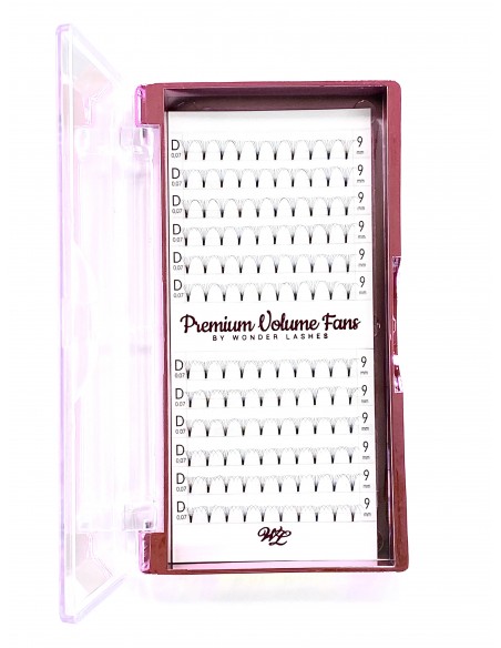 WONDER LASHES RZĘSY PREMIUM VOLUME 6D D 0,07 DŁ.9