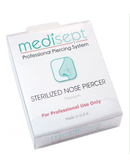 STUDEX DO PRZEKŁUWANIA NOSA CYRKON BIAŁY ZŁOTY