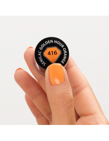 Semilac 416 Golden Hour Orange 7 ml.