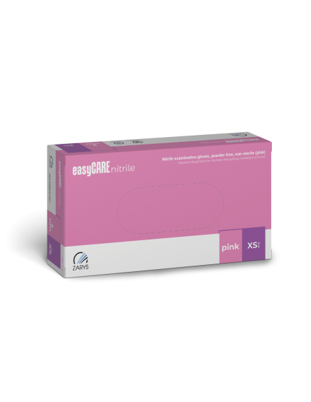 Zarys Rękawice Nitrylowe Rozmiar XS 100 Szt. Różowe