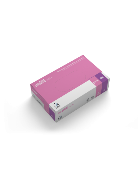 Zarys Rękawice Nitrylowe Rozmiar XS 100 Szt. Różowe