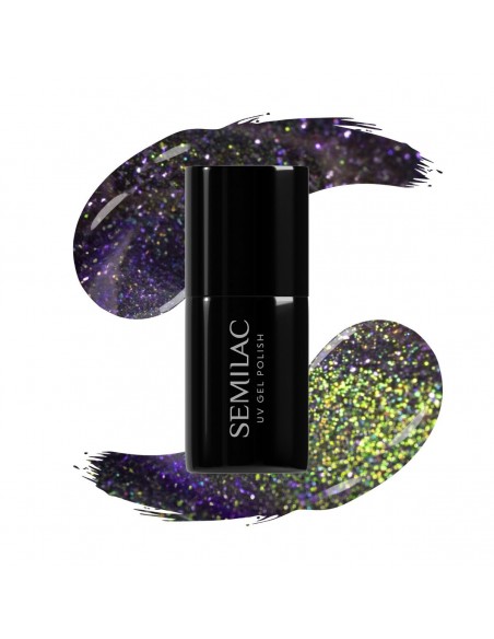 SEMILAC 825 GEL POLISH CYBER VIOLET 7 ML