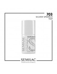 SEMILAC PROFESSIONAL 703 TOP SILVER SPARKLE 11ML