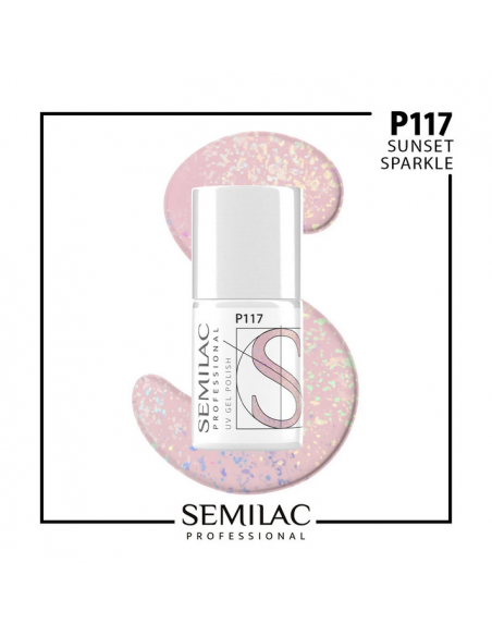 Semilac Prof.P117 Sunset Sparkle 7ml