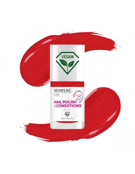 Semilac 016 Lakier Klasyczny z Odżywką 2w1 7 ml.