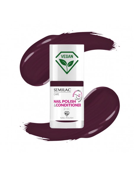 Semilac 023 Lakier Klasyczny z Odżywką 2w1 7 ml.
