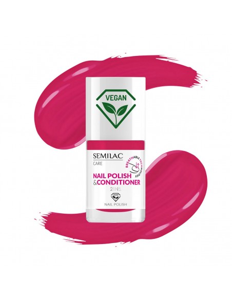 Semilac 030 Lakier Klasyczny z Odżywką 2w1 7 ml.