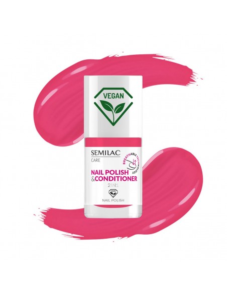 Semilac 031 Lakier Klasyczny z Odżywką 2w1 7 ml.