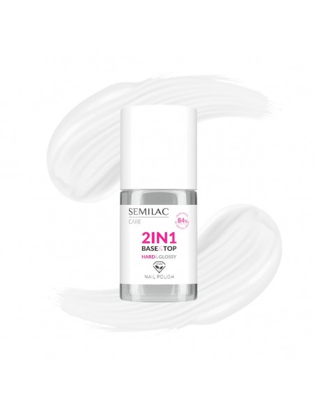 Semilac Base/Top 2w1 Hard & Glossy 7 ml.