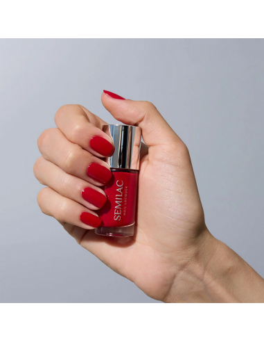 Semilac 110 Lakier Klasyczny Classic Red 9 ml