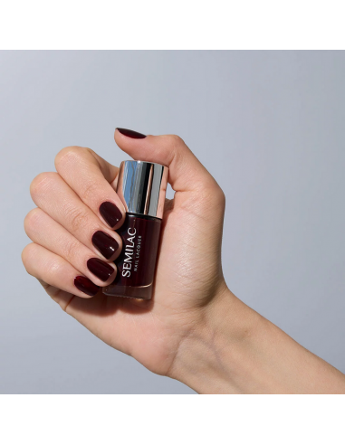 Semilac 112 Lakier Klasyczny Wine Red 9ml