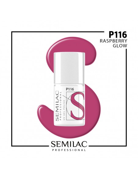 Semilac Prof.P116 Raspberry Glow 7 ml.