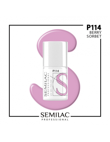 Semilac Prof.P114 Berry Sorbet 7 ml