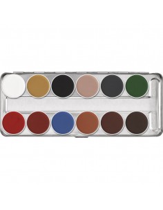 KRYOLAN AQUACOLOR SN PALETA 12KOL. 2