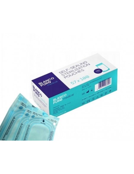 Blanco Puro Torebki Foliowo-Papierowe Do Sterylizatora 57 x 100