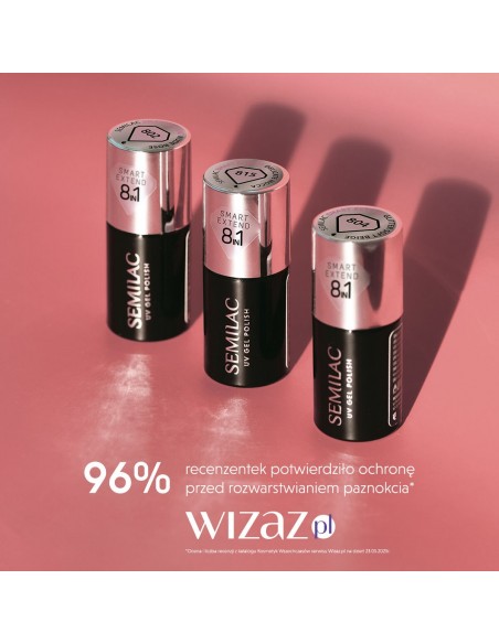 Semilac 803 Smart Extend Delicate Pink 7 ml.