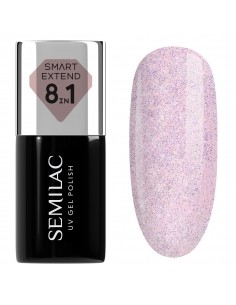 Semilac 806 Smart Extend Glitter Delicate Pink 7 ml.