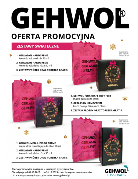 Gehwol Dzika Róża Masło 50 ml. + Krem Do Rąk Dzika Róża 50 ml.