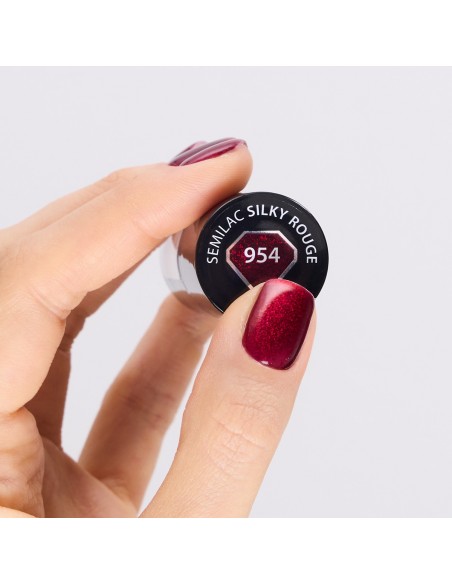 Semilac 954 Silky Rouge 7 ml.