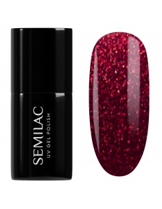 Semilac 955 Holly Berry Red 7 ml.