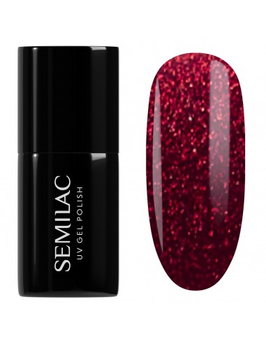 Semilac 955 Holly Berry Red 7 ml.