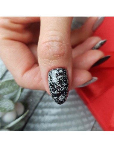 SEMILAC FOLIA TRANSFEROWA 06 BLACK LACE