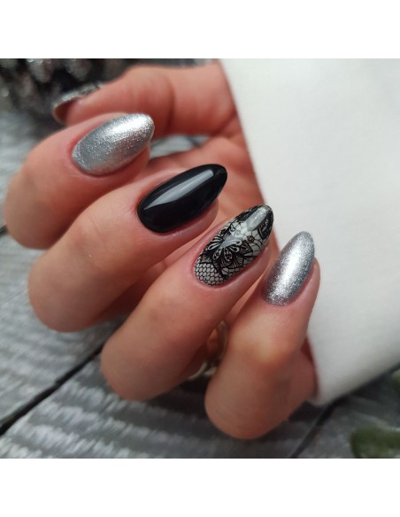 SEMILAC FOLIA TRANSFEROWA 06 BLACK LACE