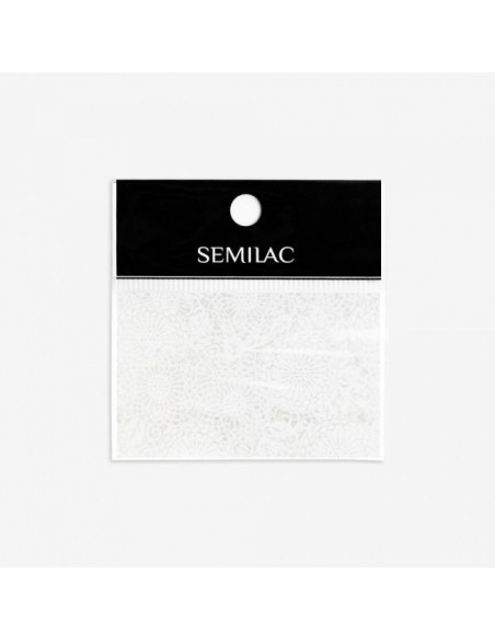 SEMILAC FOLIA TRANSFEROWA 14 WHITE LACE