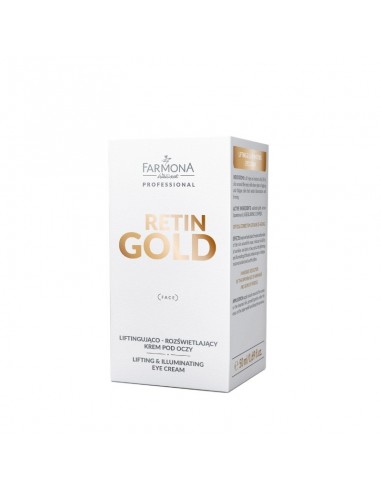 FARMONA RETIN GOLD KREM POD OCZY LIFTINGUJĄCO-ROZŚWIETLAJĄCY 50ML.