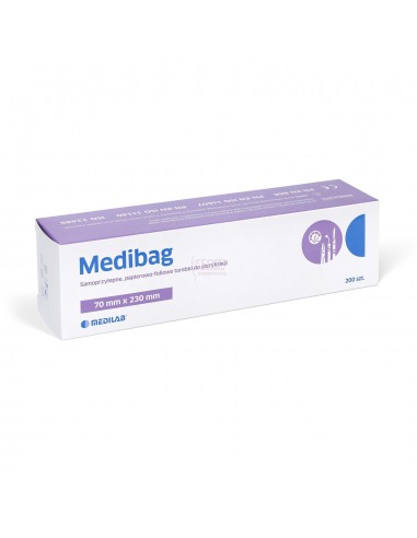 MEDILAB TOREBKI FOL-PAP 70X230 200SZT. MEDIBAG PR