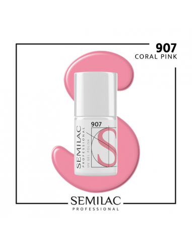 SEMILAC PROF.907 CORAL PINK 7ML